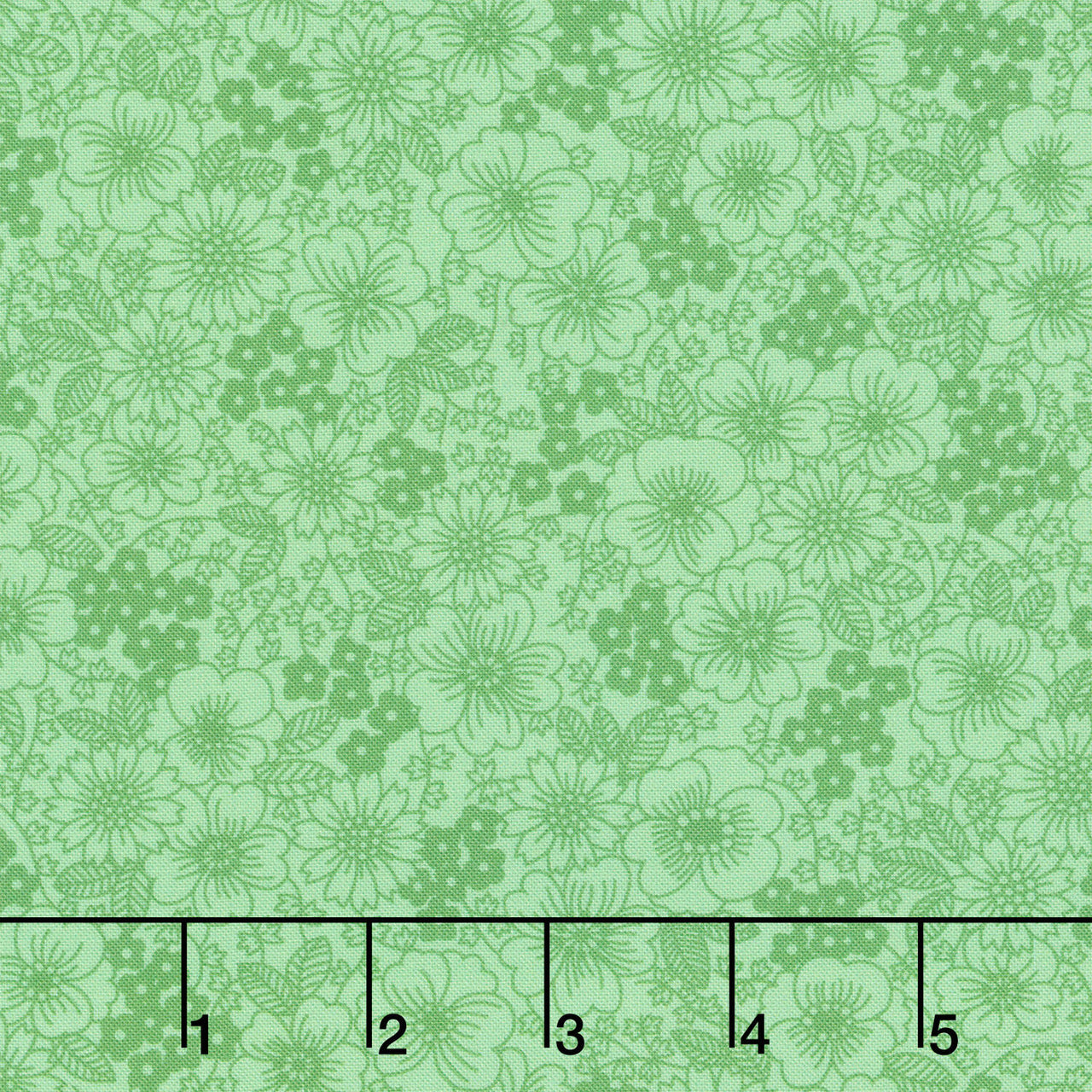 Fabric Market - Packed Florals Pickle Yardage