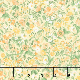 Fabric Market - Packed Mixed Florals Summertime Yardage