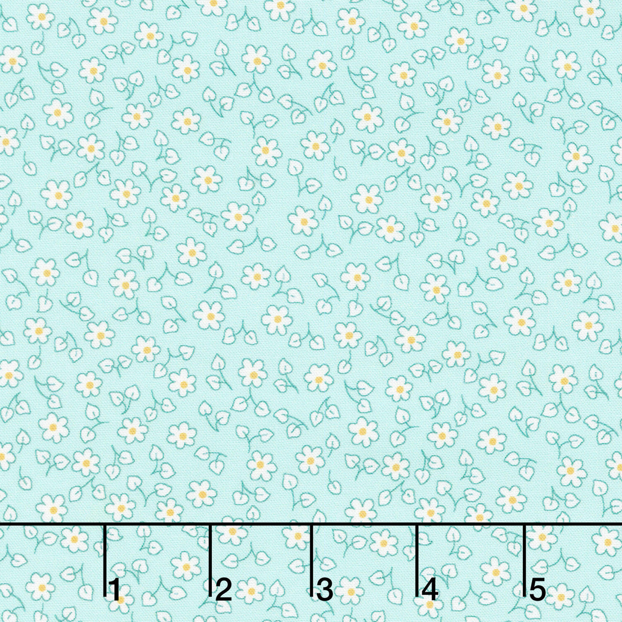 Fabric Market - Ditsy Floral Sea Glass Yardage