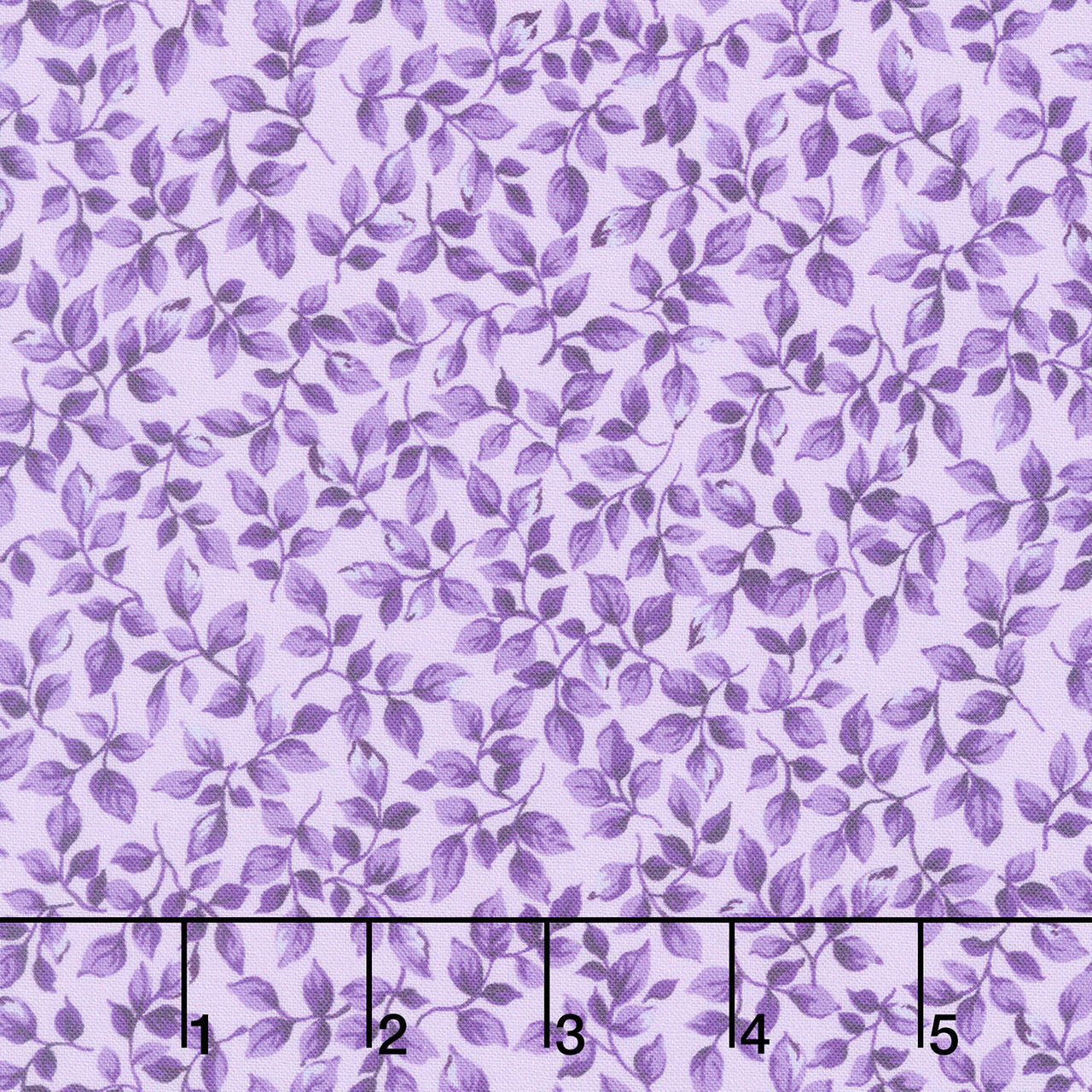 Fabric Market - Packed Leaves Lavender Yardage