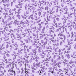 Fabric Market - Packed Leaves Lavender Yardage