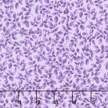 Fabric Market - Packed Leaves Lavender Yardage
