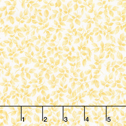 Fabric Market - Packed Leaves Sunshine Yardage