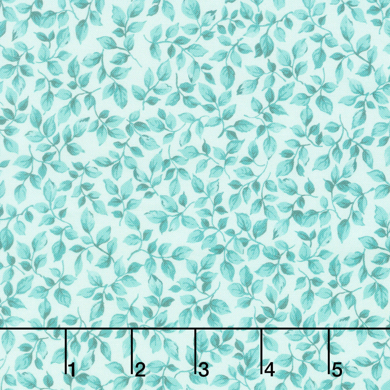 Fabric Market - Packed Leaves Sea Glass Yardage