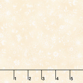 Fabric Market - Tonal Florals Vanilla Yardage