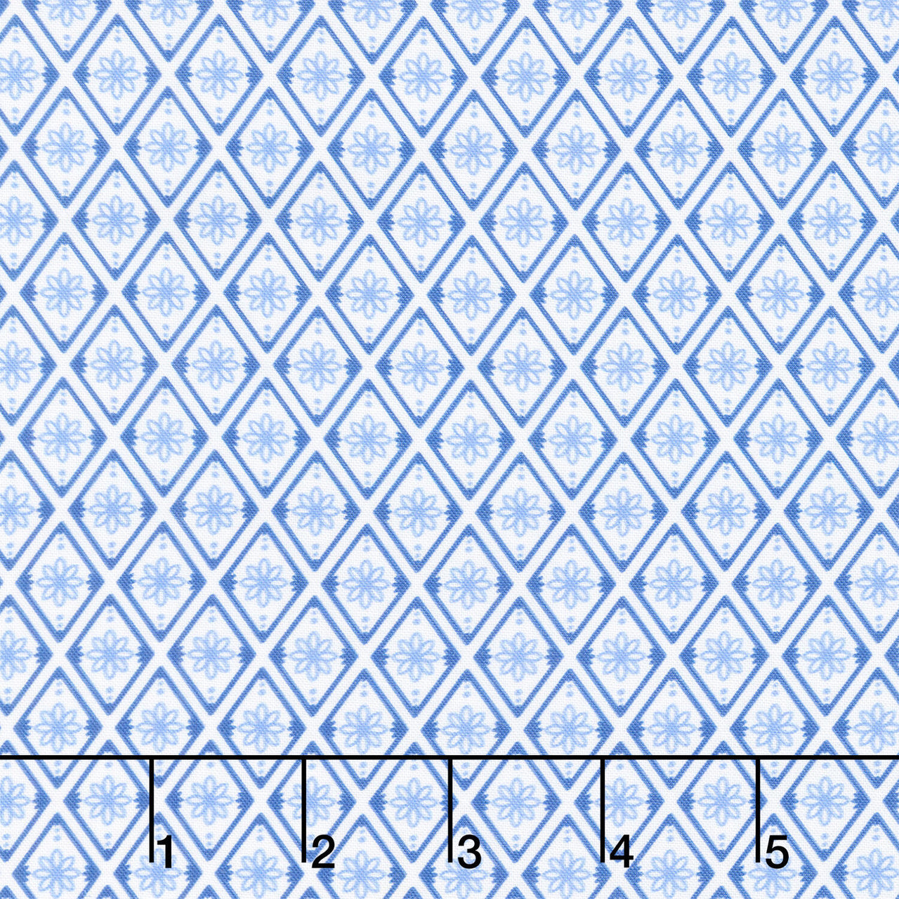 Fabric Market - Diamond Flower Ice Yardage