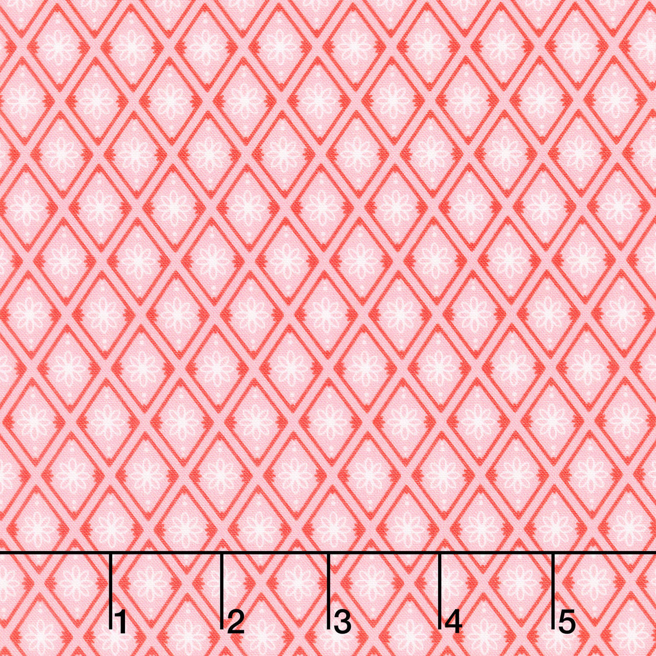 Fabric Market - Diamond Flower Honeysuckle Yardage