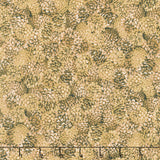 Holiday Flourish - Forest Glen Packed Pinecones Brown Metallic Yardage