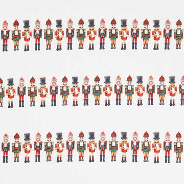 Holiday Nutcracker Collection - Border Stripe Nutcrackers Holiday Yardage