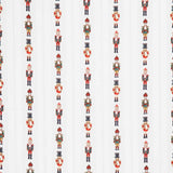Holiday Nutcracker Collection - Stripe Nutcrackers Holiday Yardage
