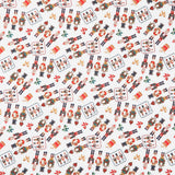 Holiday Nutcracker Collection - Tossed Nutcrackers Holiday Yardage