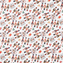 Holiday Nutcracker Collection - Tossed Nutcrackers Holiday Yardage
