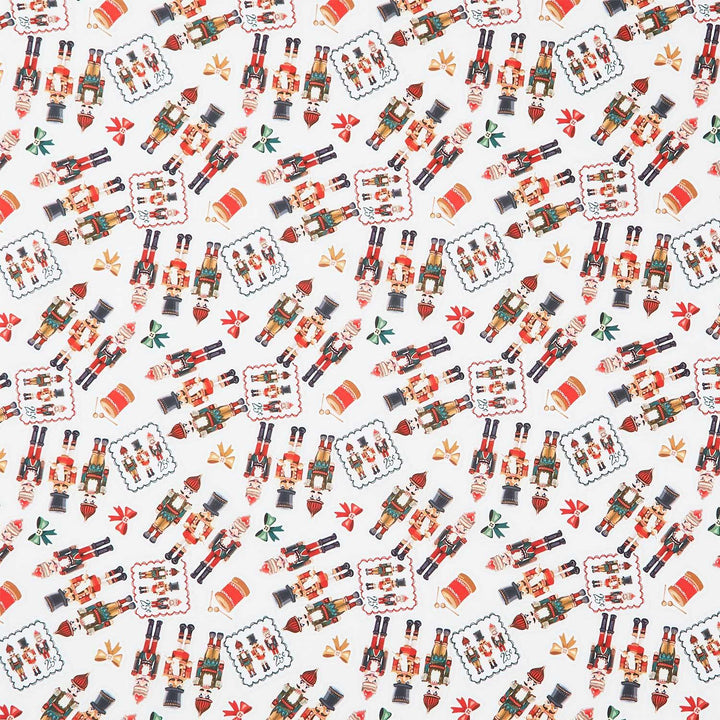 Holiday Nutcracker Collection - Tossed Nutcrackers Holiday Yardage