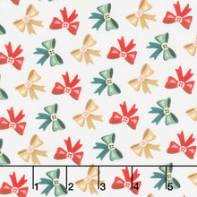 Holiday Nutcracker Collection - Ribbons Bows Ecru Yardage