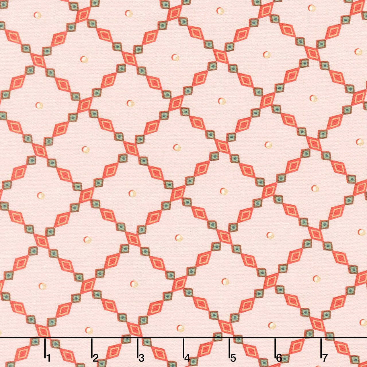 Holiday Nutcracker Collection - Lattice Pink Yardage