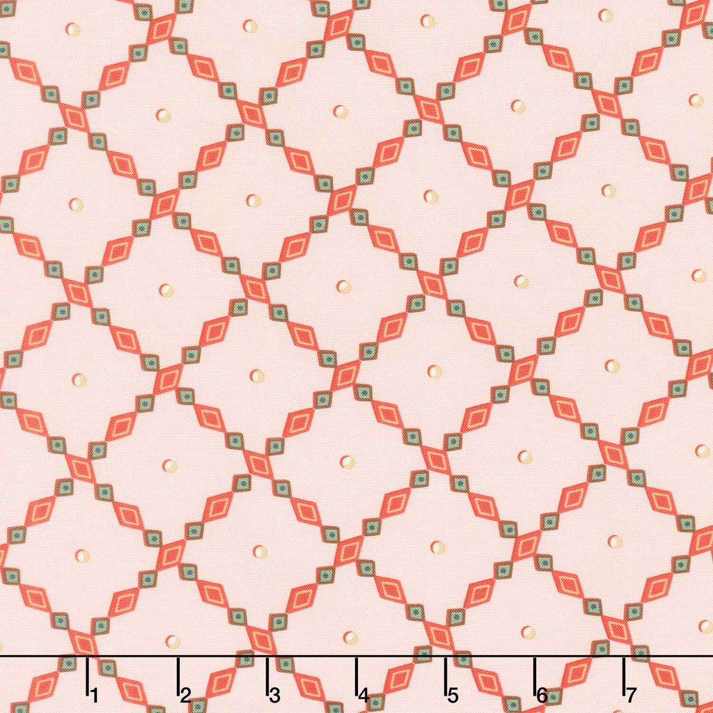 Holiday Nutcracker Collection - Lattice Pink Yardage
