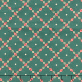 Holiday Nutcracker Collection - Lattice Evergreen Yardage