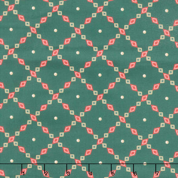 Holiday Nutcracker Collection - Lattice Evergreen Yardage
