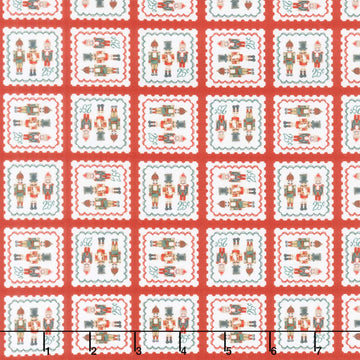 Holiday Nutcracker Collection - Stamps Nutcrackers Candy Cane Yardage