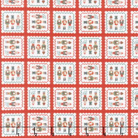 Holiday Nutcracker Collection - Stamps Nutcrackers Candy Cane Yardage