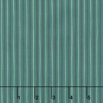 Holiday Nutcracker Collection - Skinny Stripe Evergreen Yardage