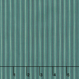 Holiday Nutcracker Collection - Skinny Stripe Evergreen Yardage