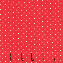 Holiday Nutcracker Collection - Dots Scarlet Yardage