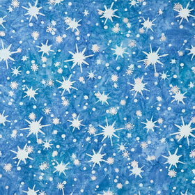 Artisan Batiks - Evergreen Ice Stars Sky Yardage