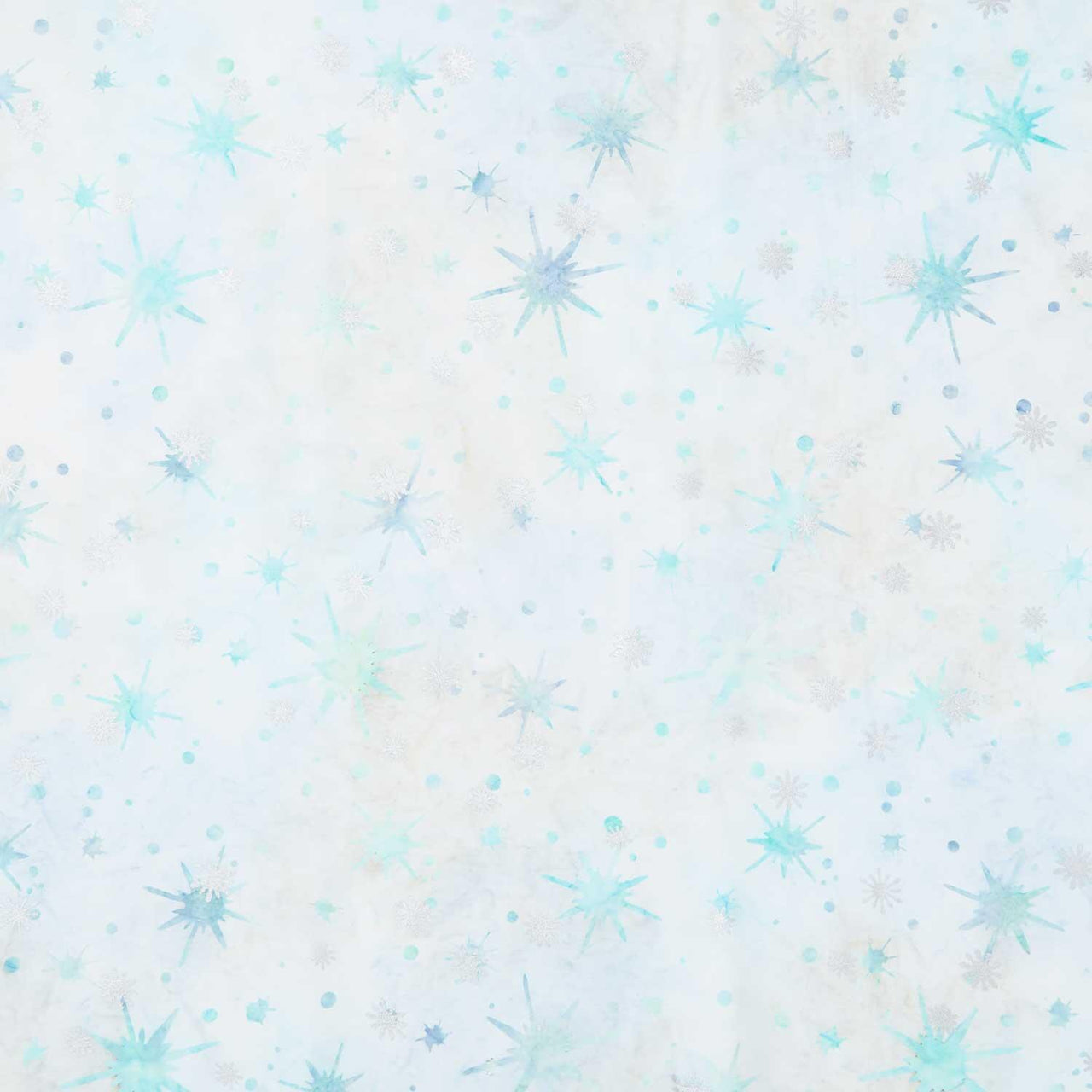 Artisan Batiks - Evergreen Ice Stars Ice Yardage