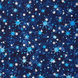 Artisan Batiks - Evergreen Ice Stars Celestial Yardage