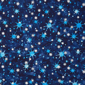 Artisan Batiks - Evergreen Ice Stars Celestial Yardage