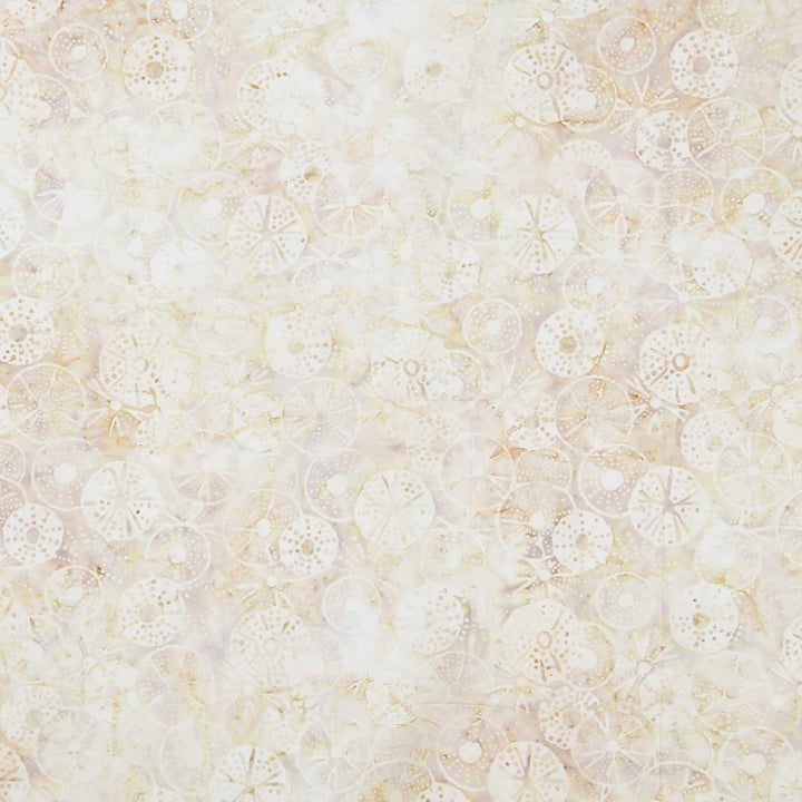 Artisan Batiks - Tranquil Tides Sea Urchin Shells Sand Yardage
