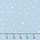 The Wild Ones - Tossed Little Geo Shapes Lagoon Yardage