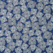 Drift Into Blue - Large Flowers Navy Yardage