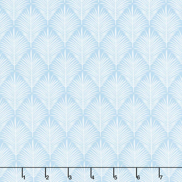 Drift Into Blue - Fern Lattice Sky Yardage