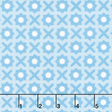 Drift Into Blue - Tiles Azure Yardage