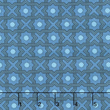 Drift Into Blue - Tiles Cobalt Yardage