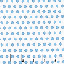 Drift Into Blue - Stars White Yardage