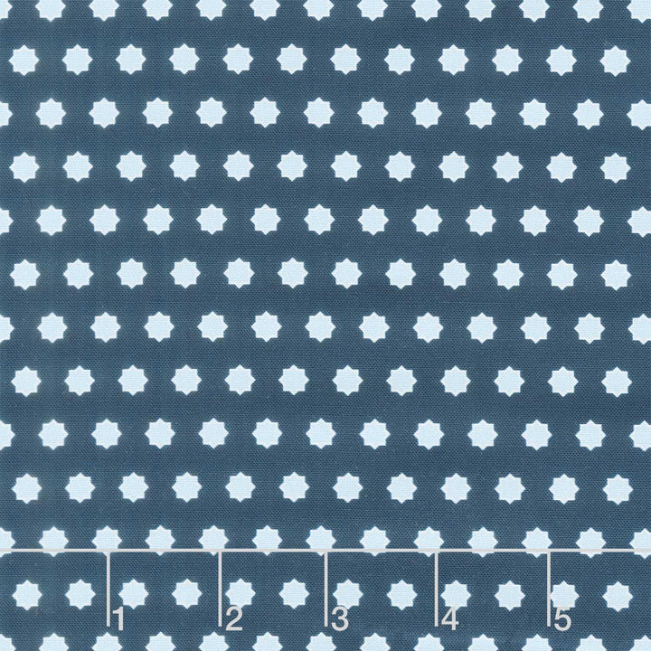 Drift Into Blue - Stars Navy Yardage