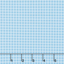 Drift Into Blue - Check Pattern Azure Yardage