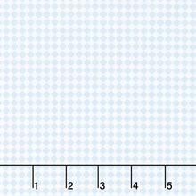 Drift Into Blue - Check Pattern Cloud Yardage