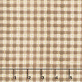 Hello Fall - Plaid Chestnut Metallic Yardage