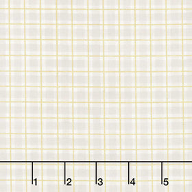 Hello Fall - Plaid Mushroom Metallic Yardage