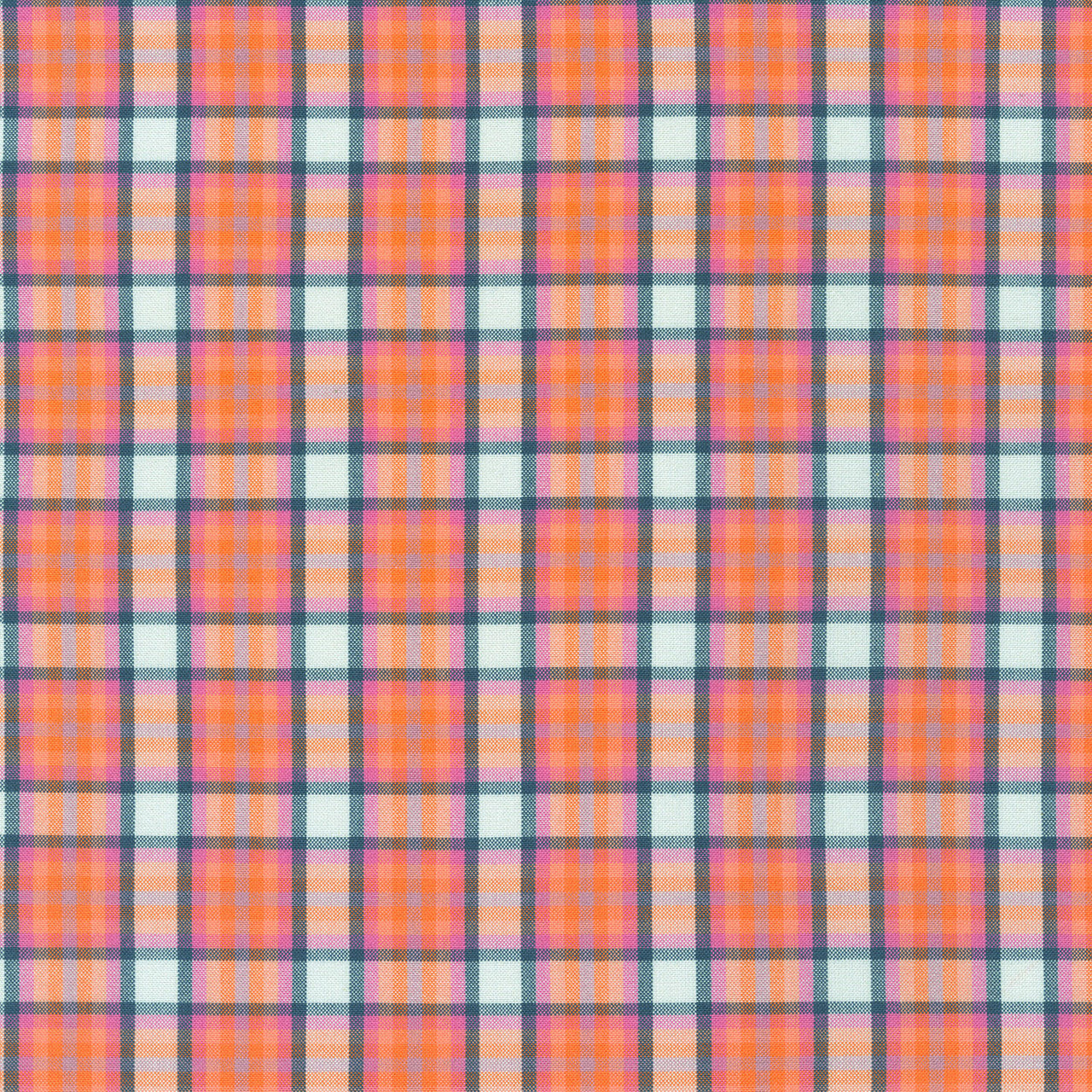 Kitchen Window Wovens - Salmon Yardage