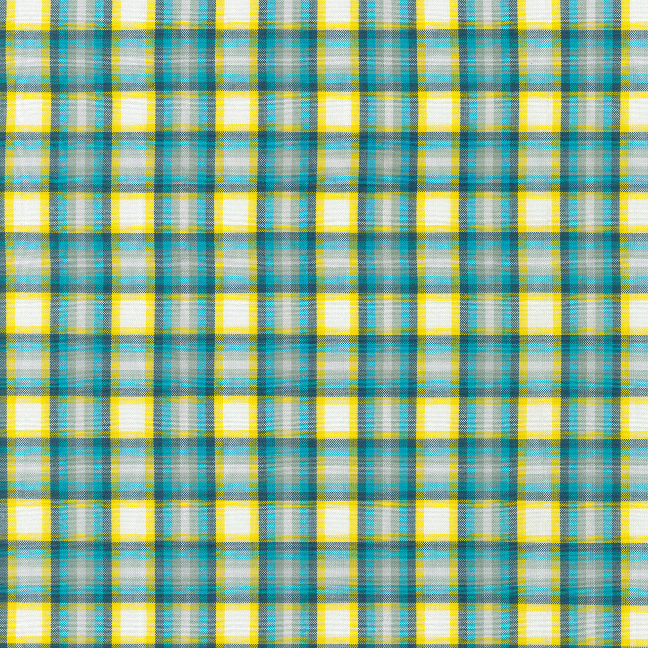 Kitchen Window Wovens - Cyan Yardage