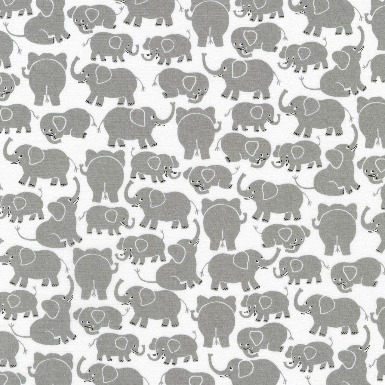Animal Club - Elephant Gray Yardage