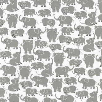 Animal Club - Elephant Gray Yardage