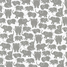 Animal Club - Elephant Gray Yardage