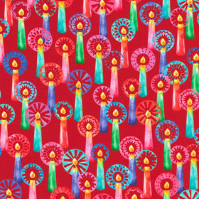 Afterglow - Candlelight Cranberry Yardage