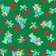 Afterglow - Holiday Bells Holly Yardage
